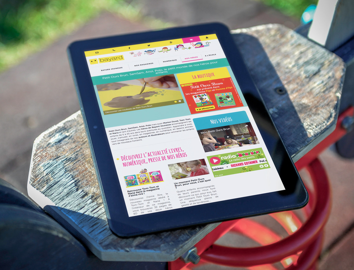 Nouveau site web Bayard Jeunesse Nouveau site web Bayard Jeunesse