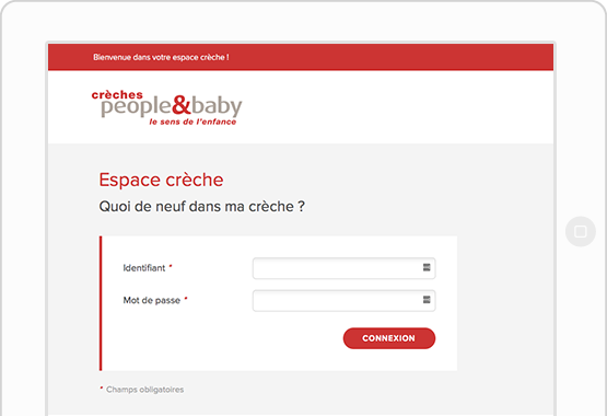 espace parents en ligne crèches people&baby