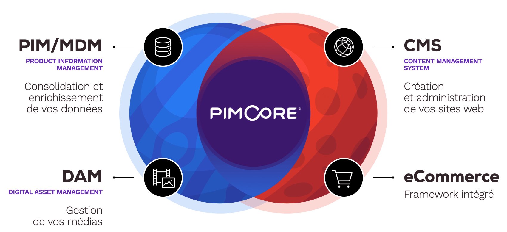 Pimcore : PIM, MDM, E-commerce, DAM et CMS