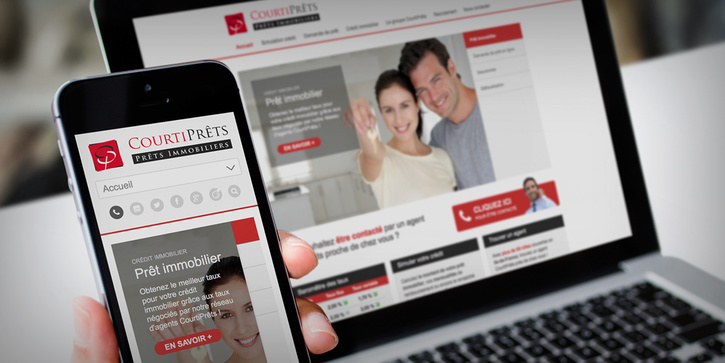 CourtiPrêts: Site Wordpress Responsive Design