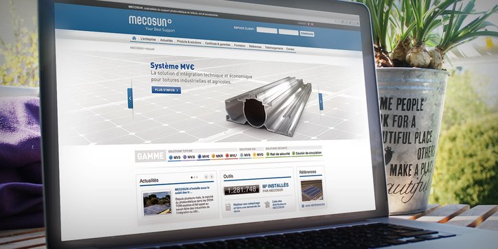 MECOSUN: Application web corporate et extranet